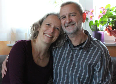 Paar der Marriage Encounter Gemeinschaft (ME), die sich für das Gelingen der Kurse einsetzen